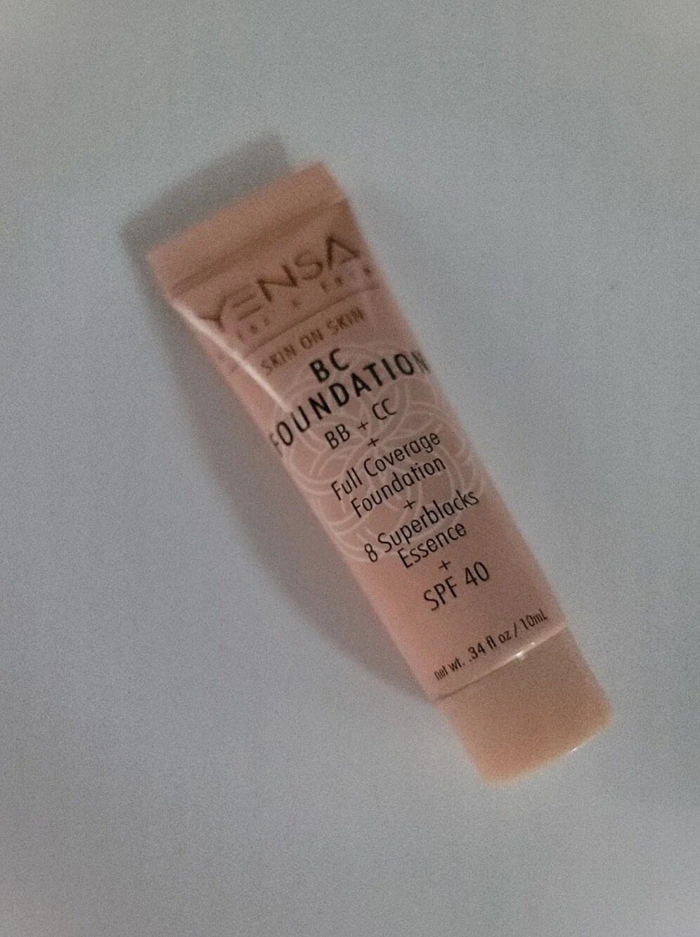 Yensa Skin On Skin BC Foundation Medium Warm Spf 40 Full Coverage New Sealed